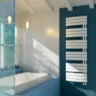 hydraulisk radiator i vitt målat stål Sail Scirocco H Viadurini