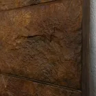 Hydraulisk kylare i italiensk marmor pulver Corten finish - Terraa Viadurini