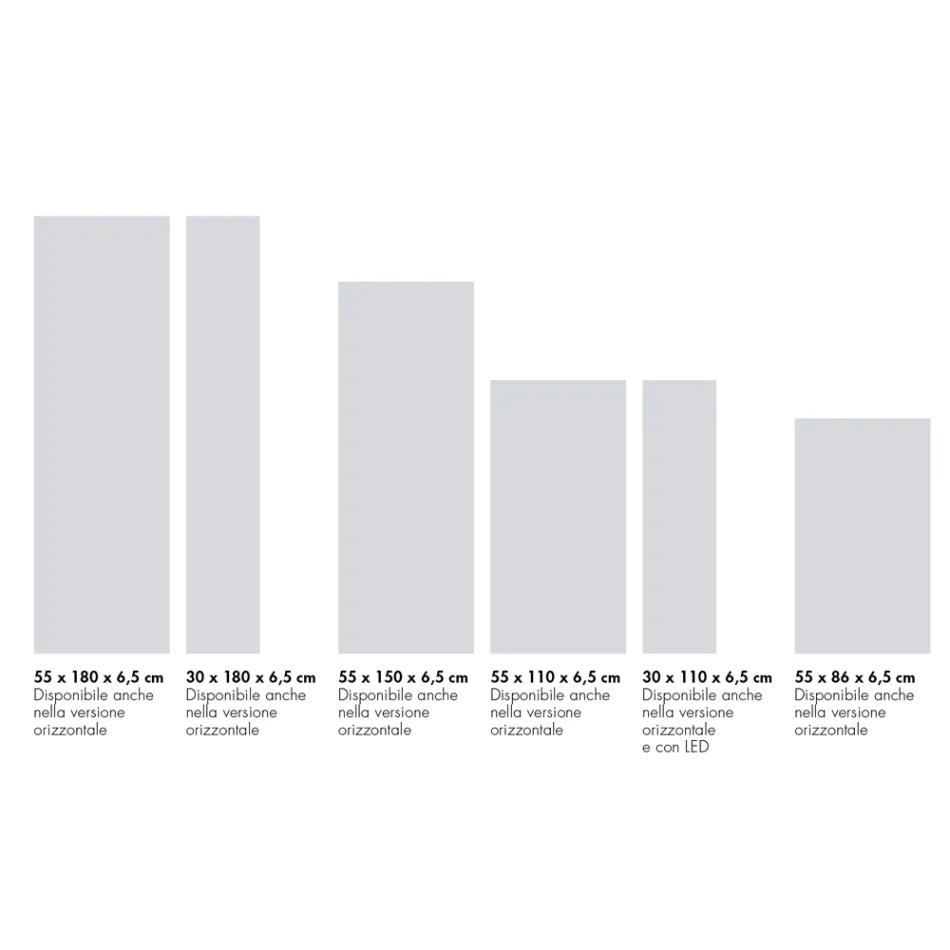 Hydraulisk kylare i italiensk marmorpulver upp till 1200 Watt - Linjer Viadurini