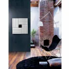 Termoarredo hydraulisk kvadratisk design som göras i Italien Square Scirocco H Viadurini