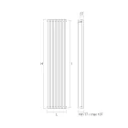 Hydraulisk kylare Tillverkad i kolstål Tillverkad i Italien - Cannoli Viadurini