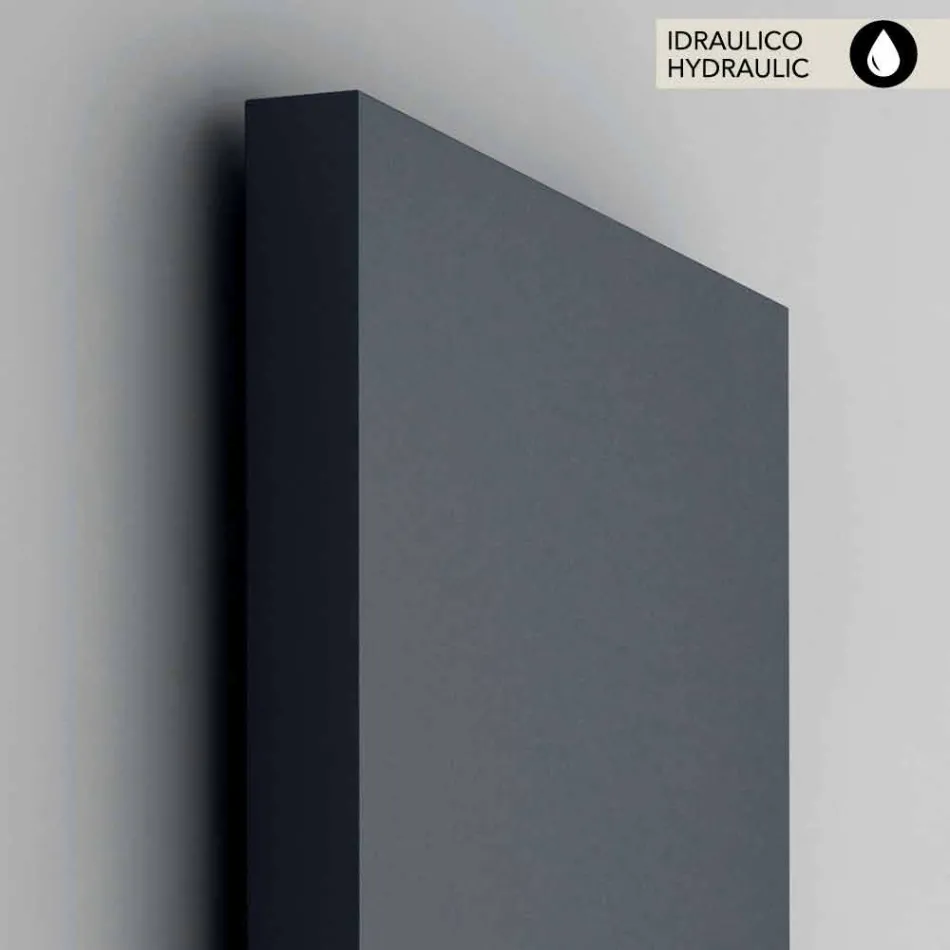 hydraulisk vertikal radiator, stål täcka, Scirocco H Ljus Viadurini