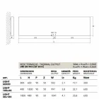 hydraulisk vertikal radiator, stål täcka, Scirocco H Ljus Viadurini