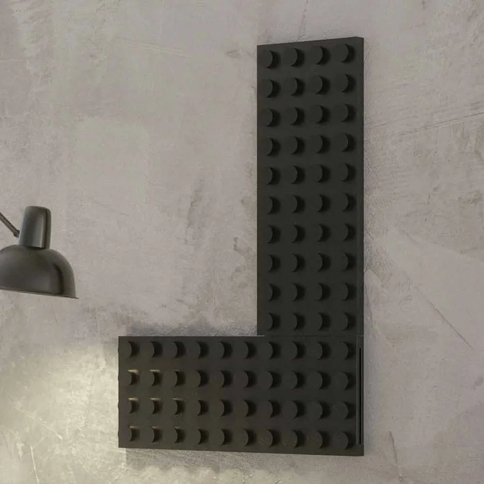 Termoarredo lego modern elektrisk färgad, Brick av Scirocco H Viadurini