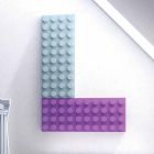 Termoarredo lego Hydraulic modern design Brick av Scirocco H Viadurini