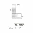 Termoarredo lego Hydraulic modern design Brick av Scirocco H Viadurini