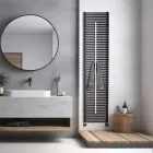 Lux Mixed Radiator med handdukstork i stål Tillverkad i Italien Viadurini