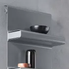 Vertikal elektrisk designhandduksradiator upp till 1000 watt - Rebel Viadurini