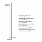 Kylarhandduksvärmare Badrums fyrkantig design i stål 412 W - torn Viadurini