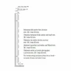 Handduksvärmare i krom krom i stålhydraulisk design 483 W - Pavone Viadurini