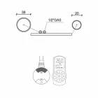 Elektrisk handduksstång i förkromad stålkonstruktion 700 W - Påfågel Viadurini