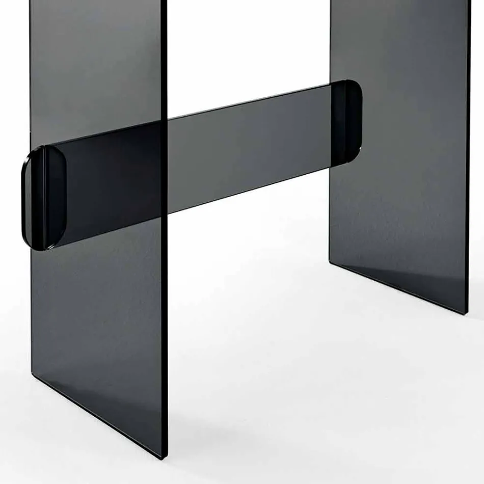 Makeup toalettbord med spegel och glaslåda 3 ytor - Salvie Viadurini