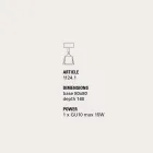 TOSCOT spotlight plattan med fog en riktbar ljus Viadurini