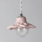 Toscot Apuane upphängningslampa i terrakotta utan rosett Tillverkad i Toscana Viadurini