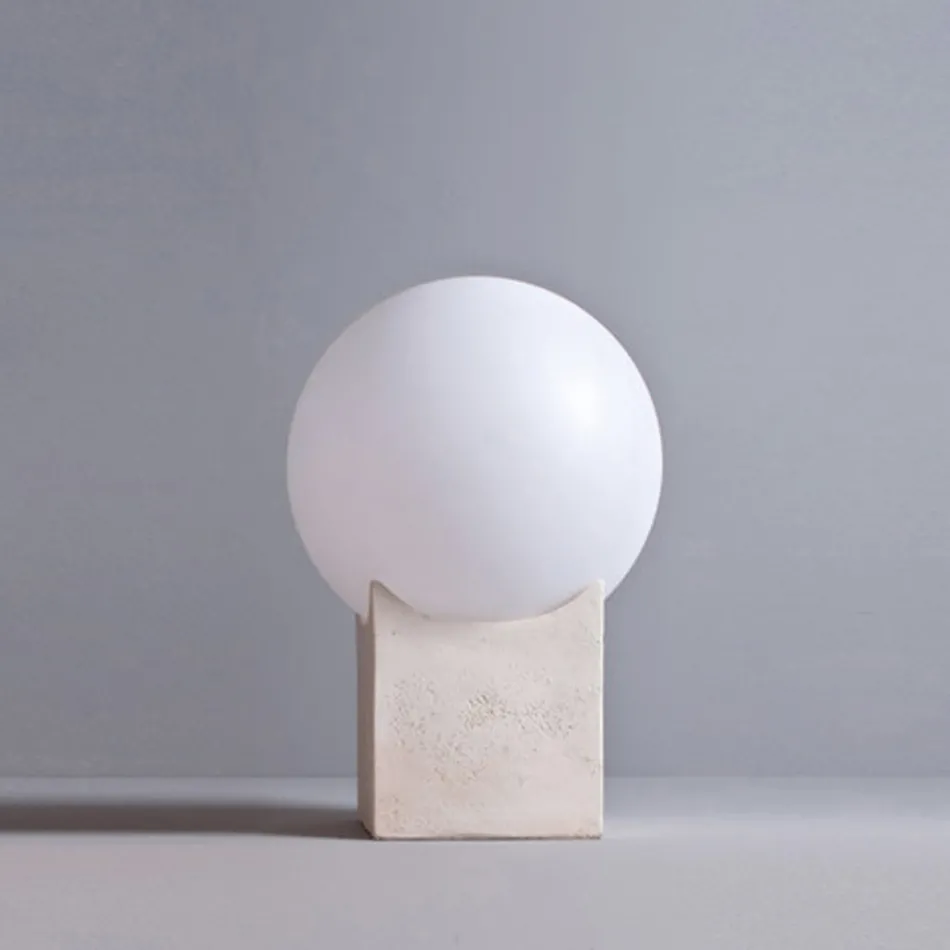 Toscot Atlante utomhusljusstolpe i terrakotta tillverkad i Toscana Viadurini