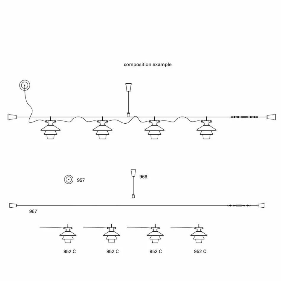 TOSCOT Battersea hängande lampa med terrakotta kruka Viadurini
