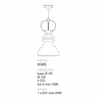 TOSCOT Battersea keramiska lampa designen suspension Viadurini