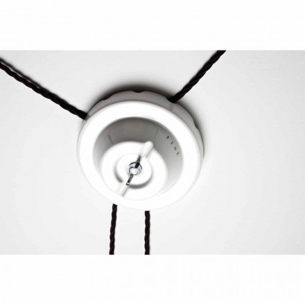 TOSCOT Battersea liten rosett taket Made in Toscana Viadurini