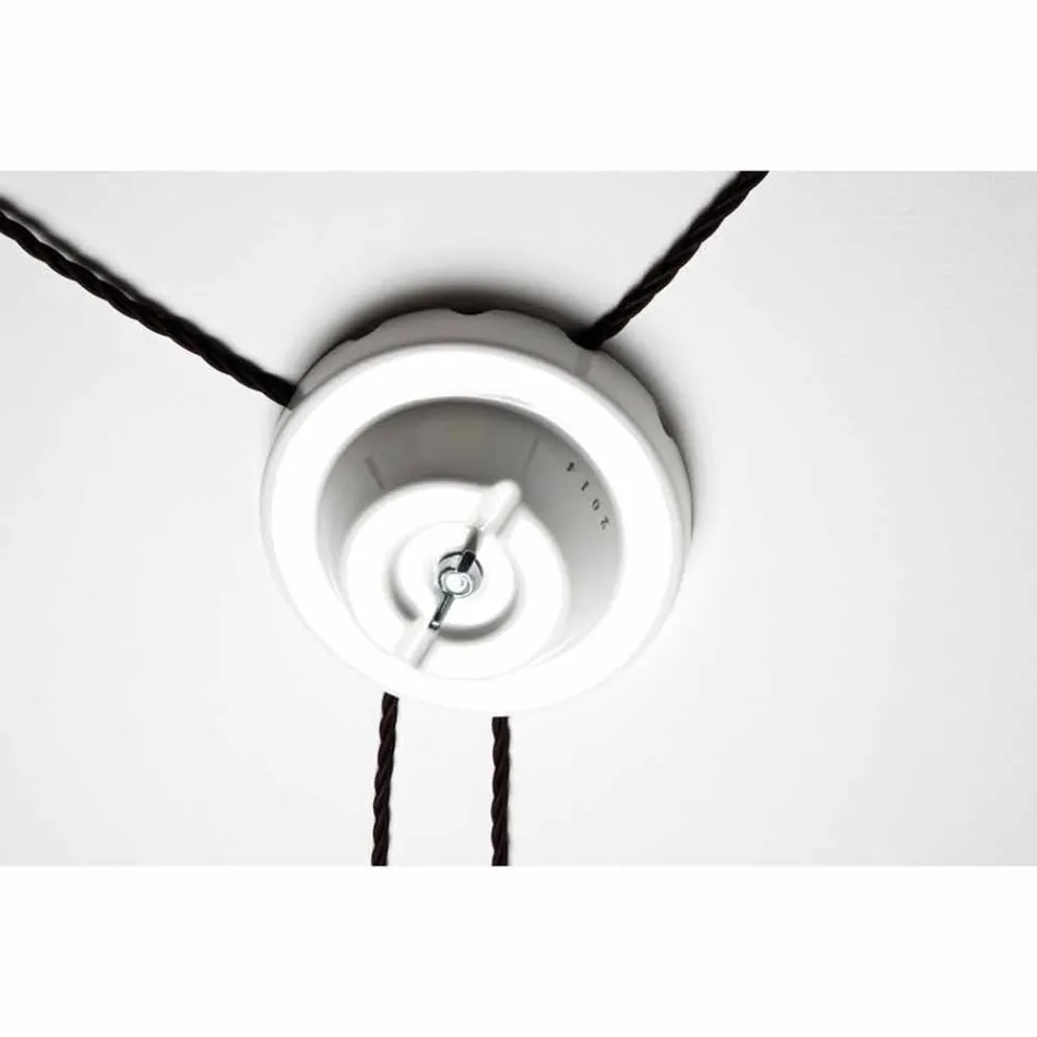 TOSCOT Battersea liten rosett taket Made in Toscana Viadurini