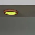 Toscot Carso infälld spotlight Ø14 cm i terrakotta tillverkad i Toscana Viadurini