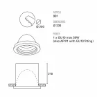 TOSCOT Karst fyr byggdes O23 cm Tillverkad i Toscana Viadurini