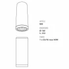 TOSCOT Karst stor taklampa Ø 13 x H 31cm Made in Toscana Viadurini