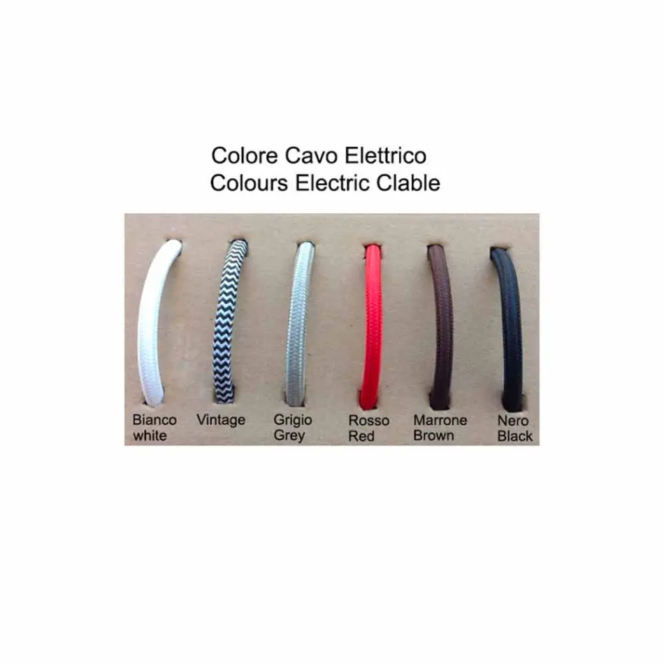 TOSCOT tjugonde århundradet taklampa med rosett Viadurini