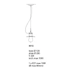 Toscot Novecento terrakottahängande lampa med rosett Viadurini