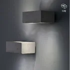 Toscot Smith LED trädgårdsvägglampa i terrakotta, tillverkad i Toscana Viadurini