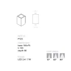 Toscot Smith handgjord terrakotta LED trädgårdsvägglampa Viadurini