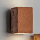 Toscot Smith handgjord terrakotta LED trädgårdsvägglampa Viadurini