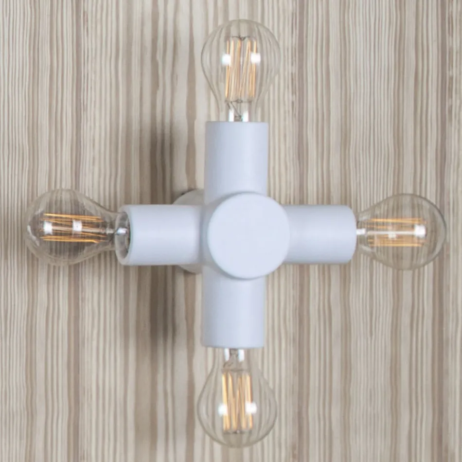 Toscot Traffic vägglampa i keramiska olika ytbehandlingar tillverkade i Toscana Viadurini