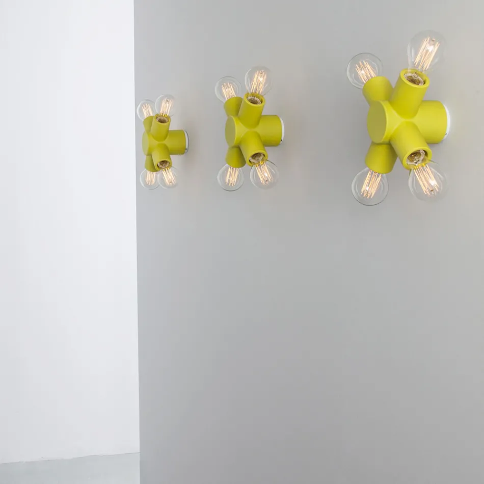 Toscot Traffic vägglampa i keramiska olika ytbehandlingar tillverkade i Toscana Viadurini