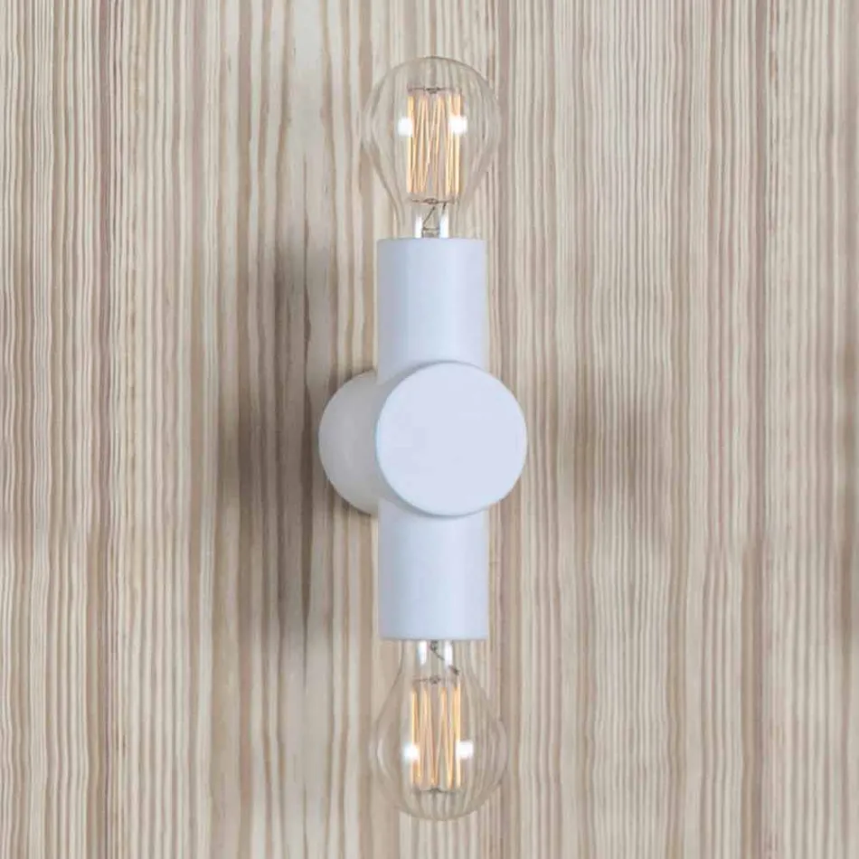 Trafik TOSCOT vägglampa med metallbas produceras i Toscana Viadurini