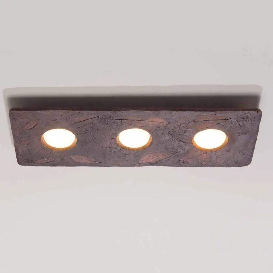 Toscot Vivaldi designer terracotta vägglampa gjord i Italien Viadurini