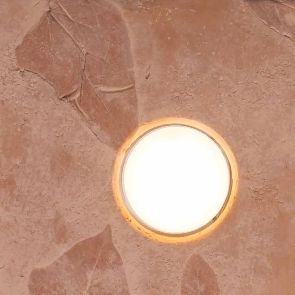 Toscot Vivaldi design vägglampa i terrakotta tillverkad i Italien Viadurini