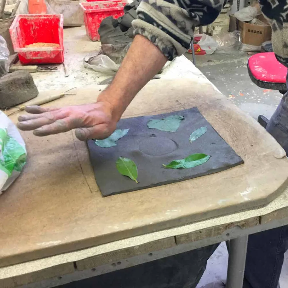 Toscot Vivaldi design vägglampa i terrakotta tillverkad i Italien Viadurini