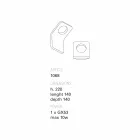 Toscot Vivaldi handgjorda terrakotta vägglampa i Italien Viadurini