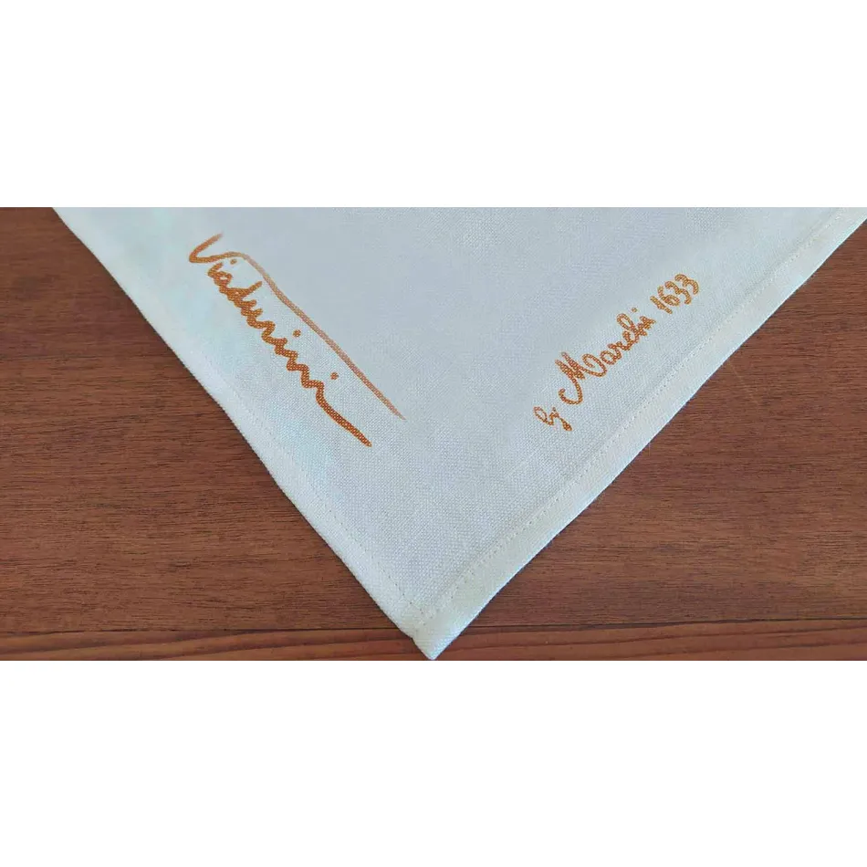 Handgjord bomullsduk Handgjord tryck unik bit - Viadurini av Marchi Viadurini