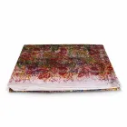 Handgjord bomullsduk Handgjord tryck en bit - märken Viadurini