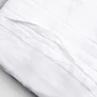 Vit linneduk med italiensk lyxig plisserad kant - Tippel Viadurini