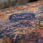 Bordsduk av italiensk konst med handtryckt bomull en bit - märken Viadurini