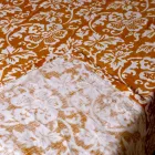 100% italiensk handgjord linnedduk med handtryck i ett stycke - märken Viadurini