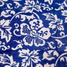 100% italiensk handgjord linnedduk med handtryck i ett stycke - märken Viadurini