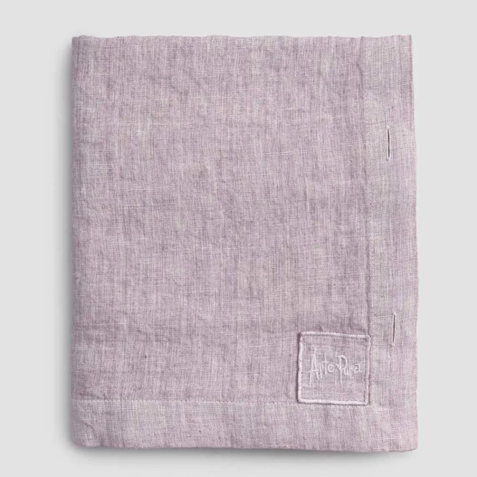 Rektangulär linneduk med knapphål och 10 knappar, lyx - Medelhavet Viadurini