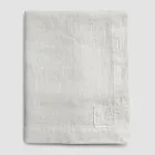 Rektangulär linneduk med knapphål och 12 lyxiga knappar - Medelhavet Viadurini