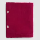 Rektangulär linneduk med knapphål och 12 lyxiga knappar - Medelhavet Viadurini