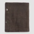 Rektangulär linneduk med knapphål och 12 lyxiga knappar - Medelhavet Viadurini