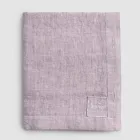 Lyxig modulfärgad linneduk med knapphål och 12 knappar - Medelhavet Viadurini