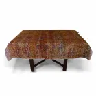 Italiensk tillverkad bordsduk av hög kvalitet i handtryckt bomull - varumärken Viadurini